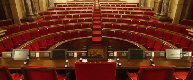 El Parlamento de Cataluña.