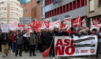 Protesta de pensionistas en Soria
