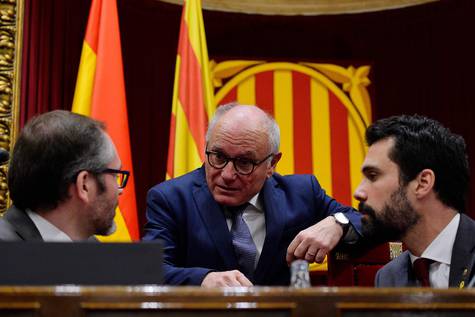 Pleno de este jueves en el Parlamento de Cataluña