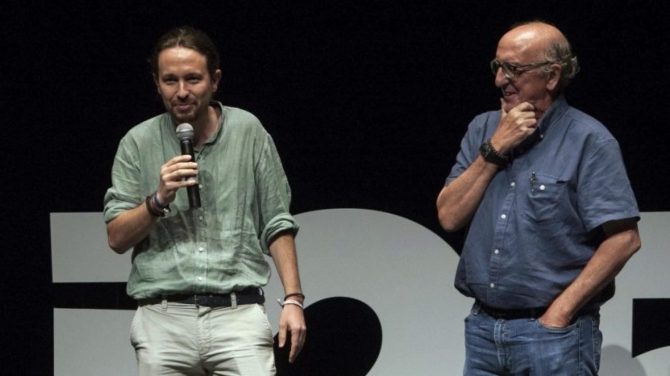 Jaume Roures y Pablo Iglesias, dos títeres del globalismo.