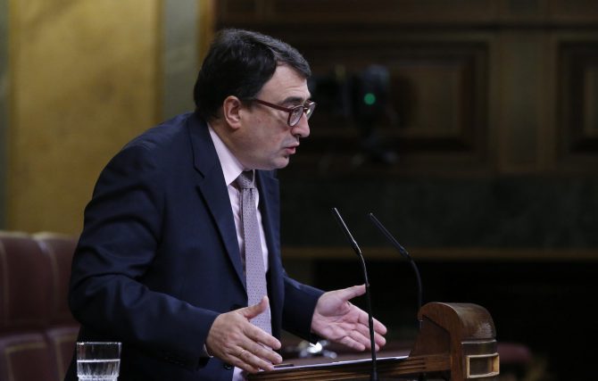 Aitor Esteban, portavoz del PNV.