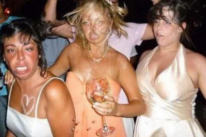 Alemanas borrachas en Mallorca.