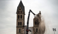 Iglesia demolida en Alemania.