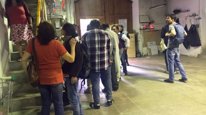 Encierro en la Escuela Massana (e-noticies)