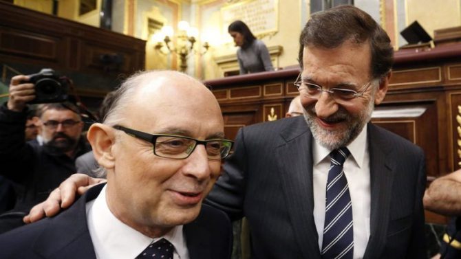 Montoro y Rajoy.