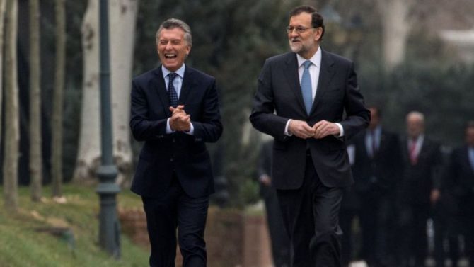 Rajoy en Argentina.