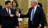 Donald Trump y el presidente chino, Xi Jinping