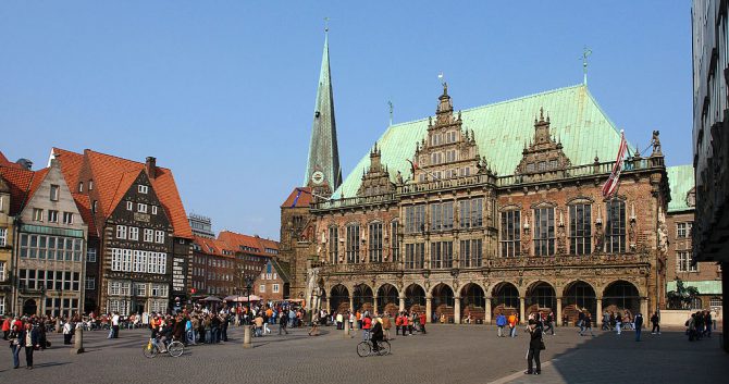 El Ayuntamiento de la localidad alemana de Bremen.