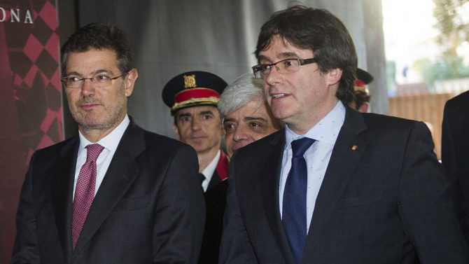 Catalá y Puigdemont.