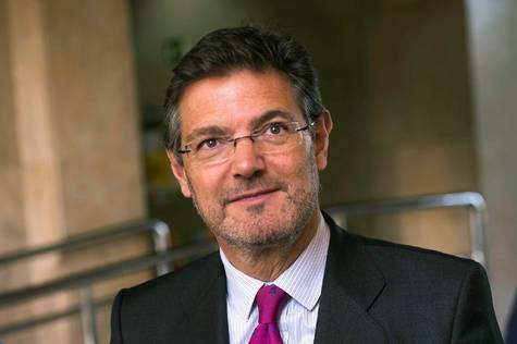 El ministro de Justicia, Rafael Catalá.