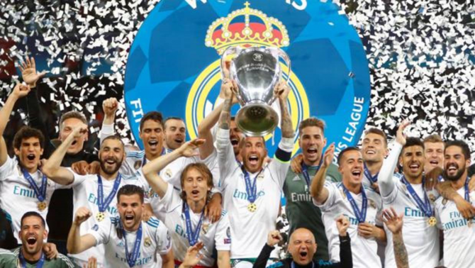 El Madrid celebra su Champions número 13