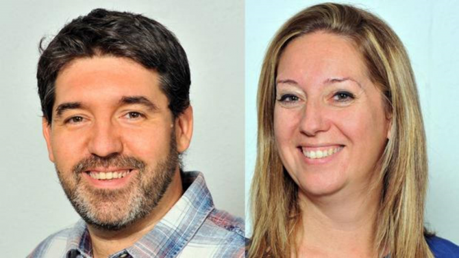 Guillermo Lázaro y María José Calderón