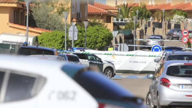 Lugar donde se ha producido el tiroteo en la urbanización Monteviejo III (ABC)