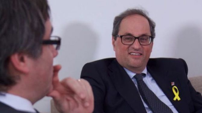 Puigdemont y su "putita".