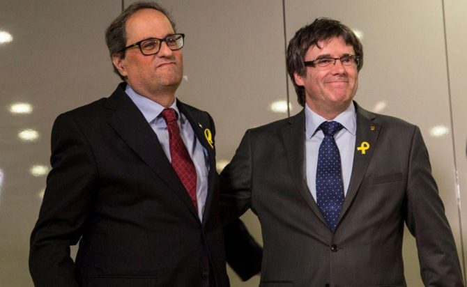 Torra y Puigdemont