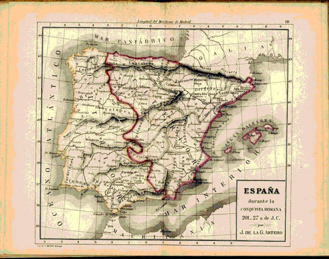 España durante la conquista Romana 201-27 a.J.C.