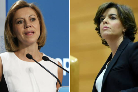 Mª Dolores de Cospedal y Soraya Sáenz de Santamaría