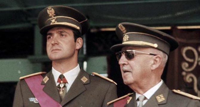 Franco y el entonces príncipe Juan Carlos.