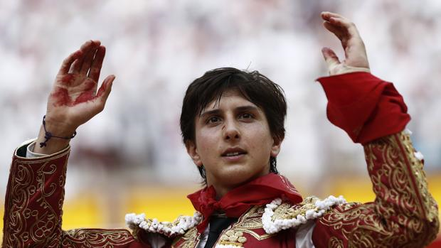 Andrés Roca Rey, en Pamplona