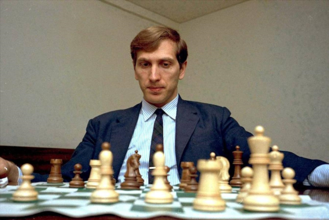 Bobby Fisher en 1972.
