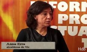 Anna Erra, alcaldesa de Vic.
