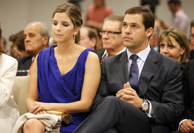 Luis Alfonso y su mujer