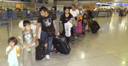 Primeros refugiados procedentes de Grecia, de origen sirio e iraquí, llegados a España en 2016