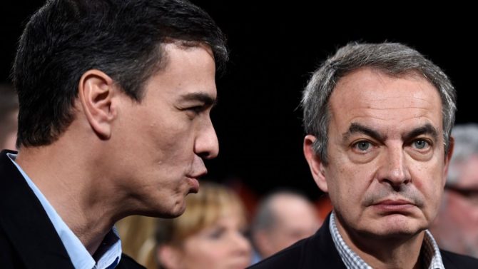 Sánchez y Zapatero.