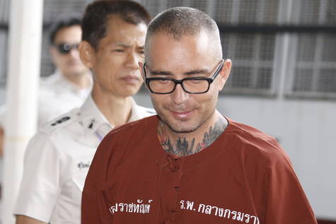 Artur Segarra llega a la audiencia sobre la fase de apelación en el Tribunal Penal de Bangkok