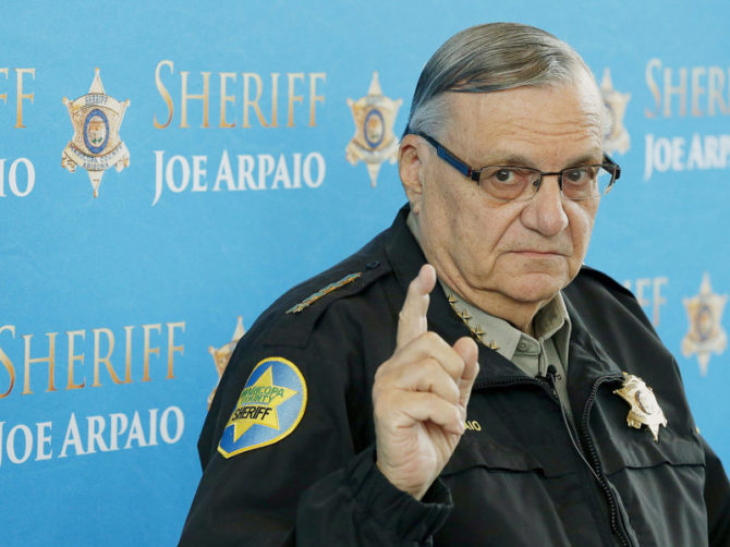El sheriff Arpaio, azote de la inmigración ilegal en Arizona.