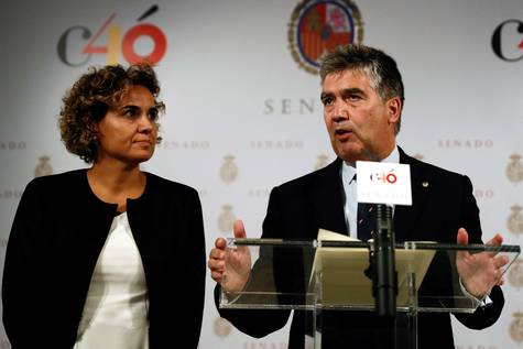 Ignacio Cosidó y Dolors Montserrat.