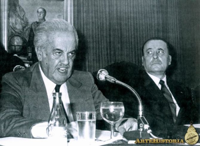 José Antonio Girón de Velasco y Blas Piñar