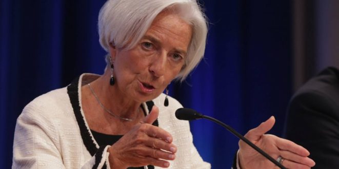 La directora general del FMI, Christine Lagarde