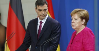 Sánchez y Merkel.
