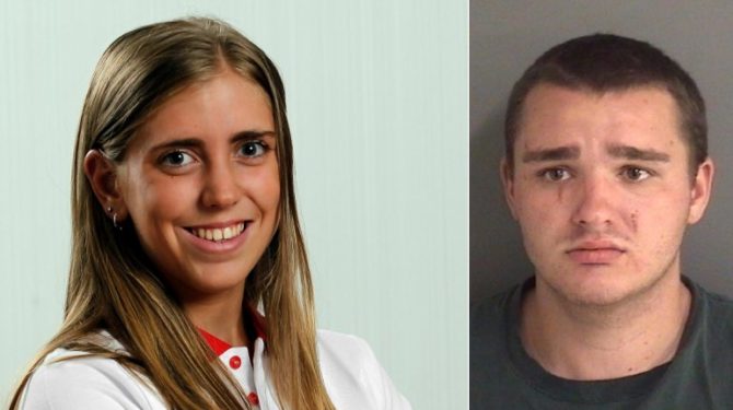 Celia Barquín y su asesino.