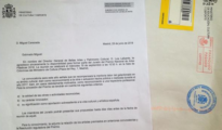Carta enviada el 28 de junio a Miguel Cereceda desde la Dirección General de Bellas Artes del Ministerio, en la que se confirma que es jurado del premio
