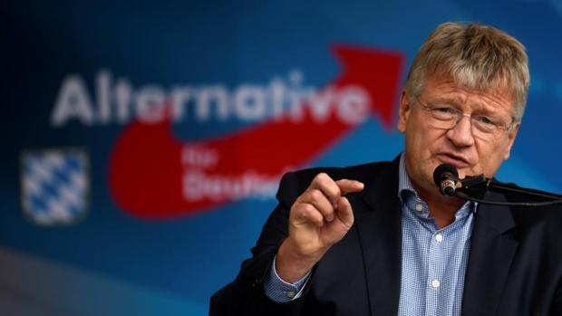 El colíder de la AfD, Joerg Meuthen, en un discurso a primeros de septiembre