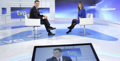 Pedro Sánchez en TVE.