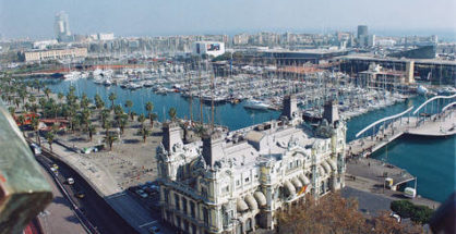 Imagen del puerto de Barcelona.