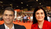 Pedro Sánchez y Carmen Montón.