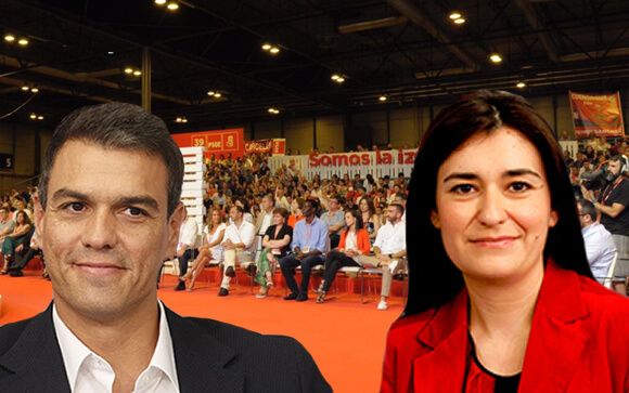 Pedro Sánchez y Carmen Montón.