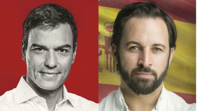 Pedro Sánchez y Santiago Abascal (El Español)