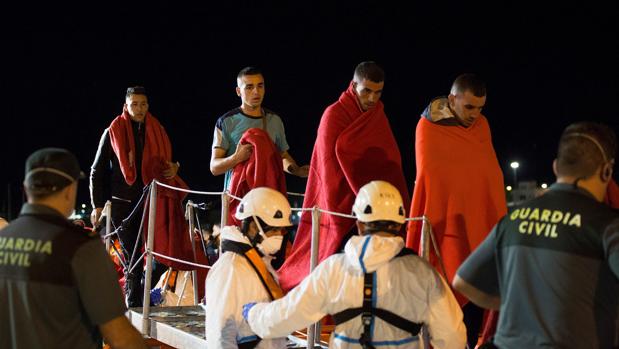 Desembarco de inmigrantes en Motril el viernes