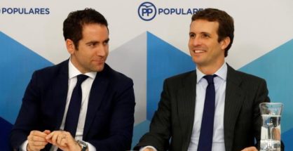 Teodoro García Egea y Pablo Casado