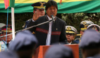 Evo Morales, presidente boliviano, en imagen de archivo.