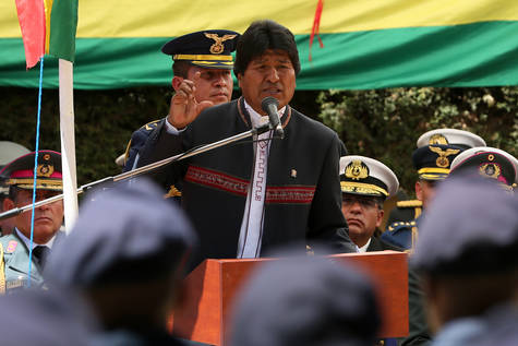 Evo Morales, presidente boliviano, en imagen de archivo.