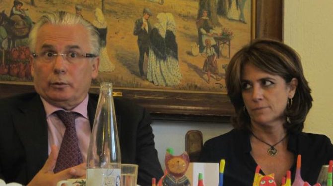 Dolores Delgado y Baltasar Garzón