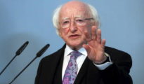 Michael D. Higgins, presidente de Irlanda.