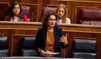 María Jesús Montero durante el pleno del Congreso de los Diputados.