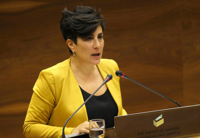 La consejera de Educación navarra, María Solana (Diario de Navarra)